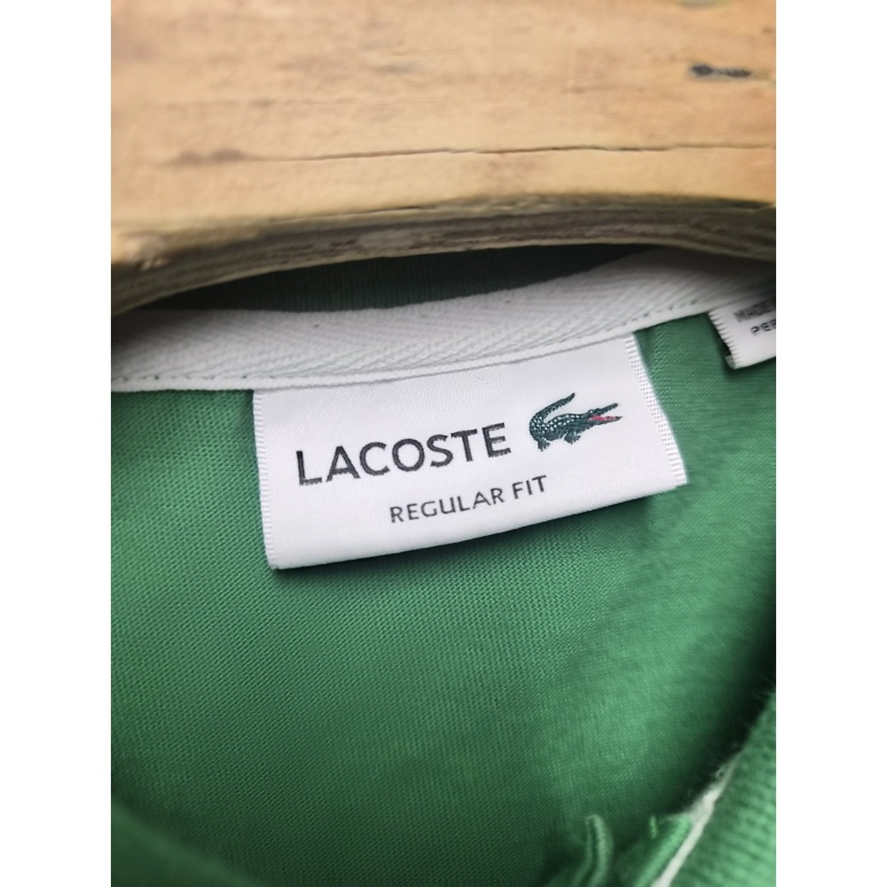 Lacoste Sport Polo Shirt Mens Adult Green Crocodile Logo Rugby Casual - Picture 2 of 6
